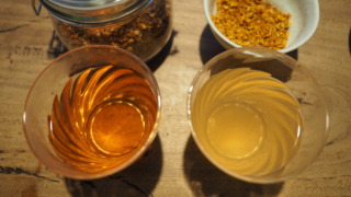 渋柿皮茶。