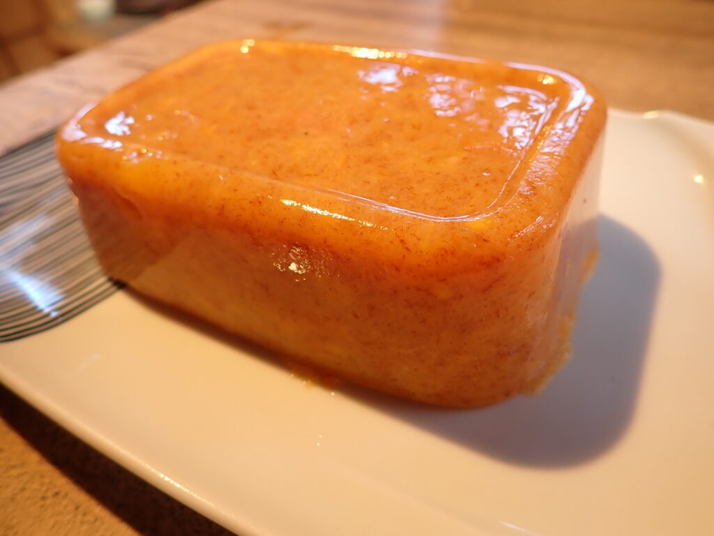 柿ようかんの完成。