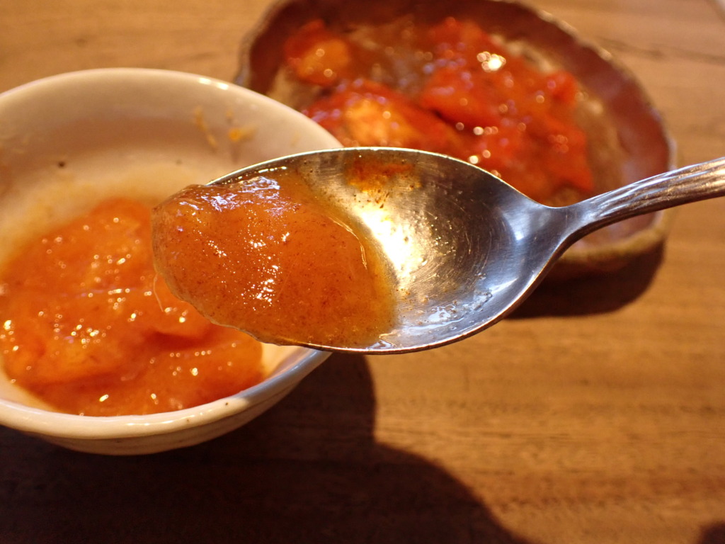 柿シャーベット。