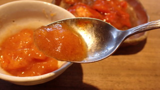 柿シャーベット。